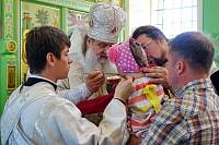 Освящение Троицкого храма села Рязанцы
