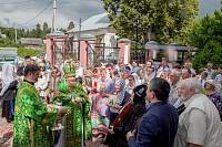 Престольный праздник в Сергиевском храме деревни Алмазово