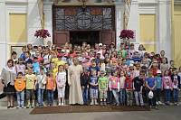 Гости из&nbsp;детского лагеря &laquo;Смена&raquo; в&nbsp;Никольском храме г.&nbsp;Лосино-Петровского
