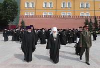 Возложение цветов к&nbsp;могиле Неизвестного солдата у&nbsp;Кремлевской стены