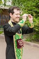 Пренесение частицы мощей преподобного Серафима Саровского в Богородицерождественский храм села Образцово