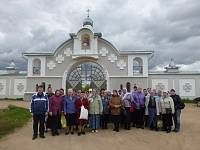 Паломники из&nbsp;Ликино-Дулево на&nbsp;Псковской земле
