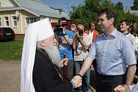 Освящение мемориала памяти погибших в&nbsp;годы Великой Отечественной войны в&nbsp;Шарапово