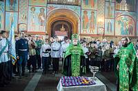 Вручение погон щелковским кадетам
