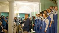 Выступление кудиновской молодежи на&nbsp;открытии выставки &laquo;Крым: история возвращения&raquo;