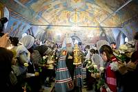 Богослужение в&nbsp;Богородицерождественском храме села Анискино Щелковского района