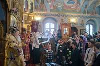 Богослужение в&nbsp;Богородицерождественском храме села Анискино Щелковского района