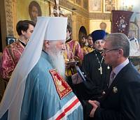 Богослужение в&nbsp;Богородицерождественском храме села Анискино Щелковского района