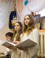 Богослужение в&nbsp;Богородицерождественском храме села Анискино Щелковского района