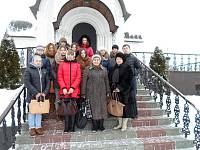 Студенты промышленного колледжа в&nbsp;храме Новомучеников Орехово-Зуевских
