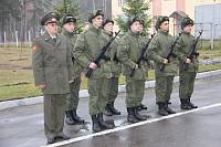 Принятие присяги в&nbsp;воинской части РХБЗ
