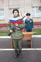 Принятие присяги в&nbsp;воинской части РХБЗ
