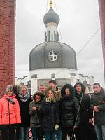 Студенты МОПКИТ в&nbsp;Троицком соборе г.&nbsp;Щелково
