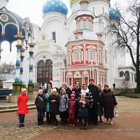 Педагоги и&nbsp;учащиеся Ногинского района в&nbsp;Свято-Троицкой Сергиевой лавре
