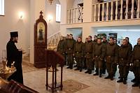 Встреча с&nbsp;военнослужащими в&nbsp;храме Матроны Московской г.&nbsp;Ногинска
