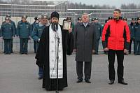 Благословение колонны МЧС с&nbsp;гуманитарной помощью в&nbsp;Ногинске
