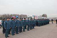 Благословение колонны МЧС с&nbsp;гуманитарной помощью в&nbsp;Ногинске
