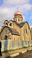 Освящение купольного Креста для нового храма в Купавне