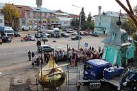 Подъем креста и&nbsp;купола на&nbsp;Троицкий храм в&nbsp;Старой Купавне
