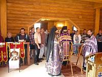 Молебен в&nbsp;больничном храме села Андреево
