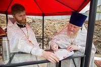 Закладка храма во&nbsp;Фрязино
