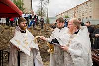 Закладка храма во&nbsp;Фрязино
