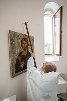 Освящение Георгиевского храма деревни Аксиньино