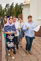 Освящение Георгиевского храма деревни Аксиньино