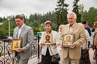 Освящение Георгиевского храма деревни Аксиньино