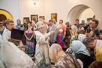 Освящение Георгиевского храма деревни Аксиньино