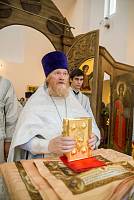 Освящение Георгиевского храма деревни Аксиньино