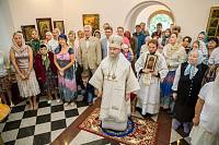 Освящение Георгиевского храма деревни Аксиньино