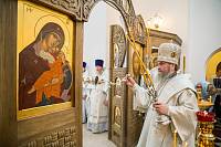 Освящение Георгиевского храма деревни Аксиньино