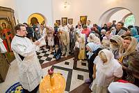 Освящение Георгиевского храма деревни Аксиньино