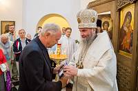 Освящение Георгиевского храма деревни Аксиньино