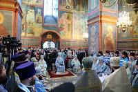 Патриаршее богослужение в&nbsp;Новодевичьем монастыре