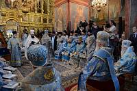Патриаршее богослужение в&nbsp;Новодевичьем монастыре