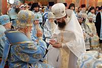 Патриаршее богослужение в&nbsp;Новодевичьем монастыре