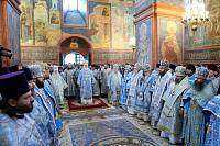 Патриаршее богослужение в&nbsp;Новодевичьем монастыре