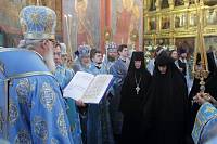 Патриаршее богослужение в&nbsp;Новодевичьем монастыре
