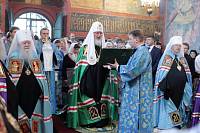 Патриаршее богослужение в&nbsp;Новодевичьем монастыре