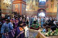 Патриаршее богослужение в&nbsp;Новодевичьем монастыре