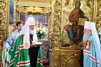 Патриаршее богослужение в&nbsp;Новодевичьем монастыре