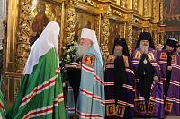 Патриаршее богослужение в&nbsp;Новодевичьем монастыре