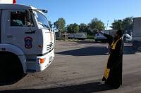 Проводы колонны гуманитарной помощи в&nbsp;Ногинске
