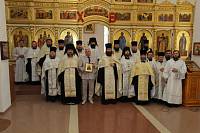 Молебен по&nbsp;случаю празднования 170-летия г.&nbsp;Павловский Посад
