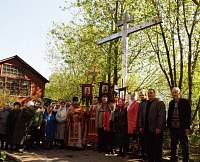 Освящение поклонного креста в&nbsp;Ликино-Дулево
