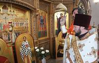 Освящение икон для иконостаса в&nbsp;храме Новомученников и&nbsp;исповедников Орехово-Зуевских
