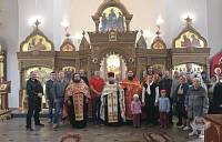 Освящение икон для иконостаса в&nbsp;храме Новомученников и&nbsp;исповедников Орехово-Зуевских
