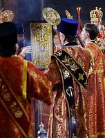 Пасхальная вечерня в&nbsp;Храме Христа Спасителя